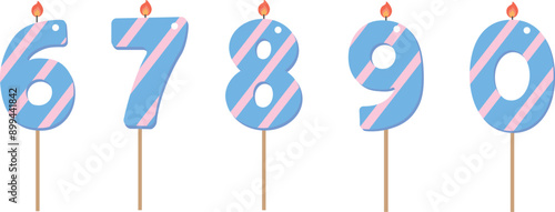 an illustration of a candle to celebrate