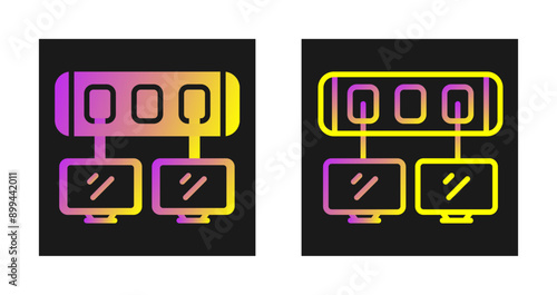 Network Switch Vector Icon