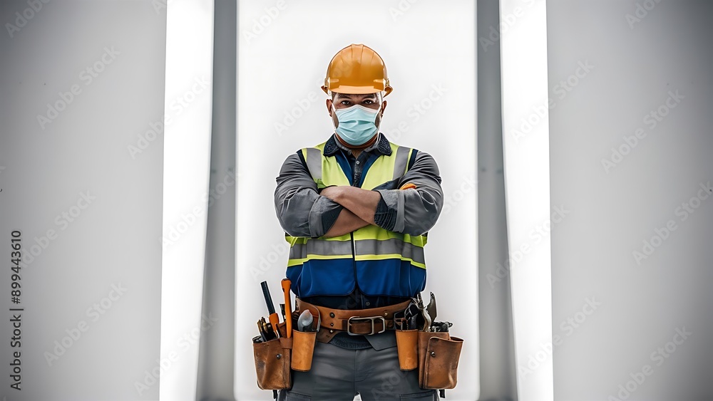 Fototapeta premium Construction Laborer 