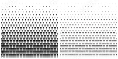 Abstract Halftone stipple Gradient Square Patterns. Modern texture for poster or jersey background