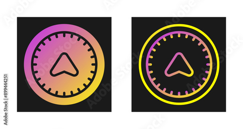 Free Download North Vector Icon - GFXLoad