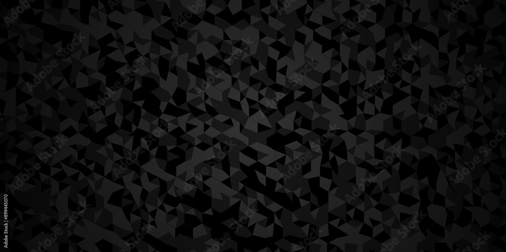Vector geometric seamless technology black and gray triangle background. Abstract digital grid light pattern black low Polygon Mosaic triangle texture, business and corporate background. Vector geometric seamless technology black and gray triangle background. Abstract digital grid light pattern black low Polygon Mosaic triangle texture, business and corporate background.