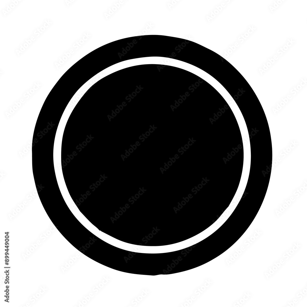 Simple circle stamp isolated on transparent background Simple circle stamp isolated on transparent background