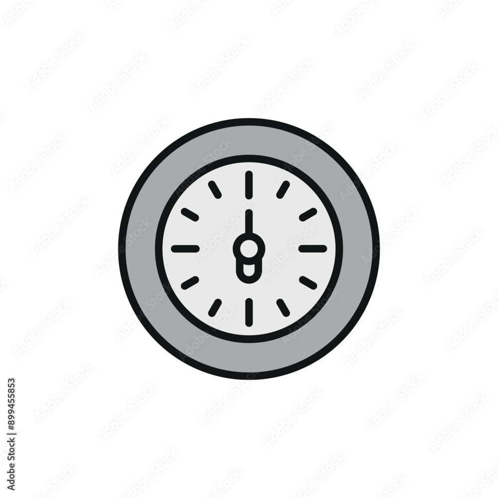 Clock icon vector design templates simple and modern Clock icon vector design templates simple and modern