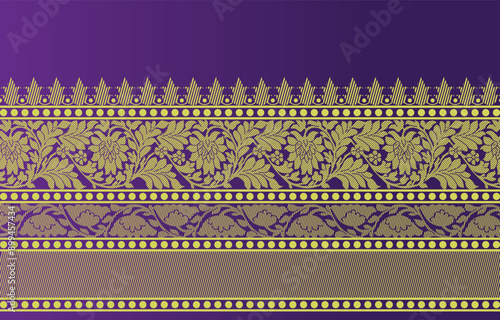 beautiful graphic saree design and this sari design is in Indian style which is for textile fashion industry and it can be used as wallpaper backdrop and website bg this style is originated in india 