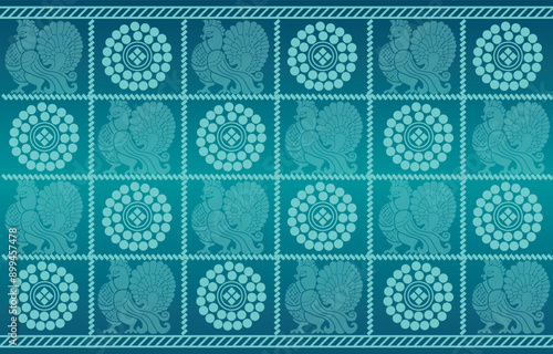 beautiful graphic saree design and this sari design is in Indian style which is for textile fashion industry and it can be used as wallpaper backdrop and website bg this style is originated in india 