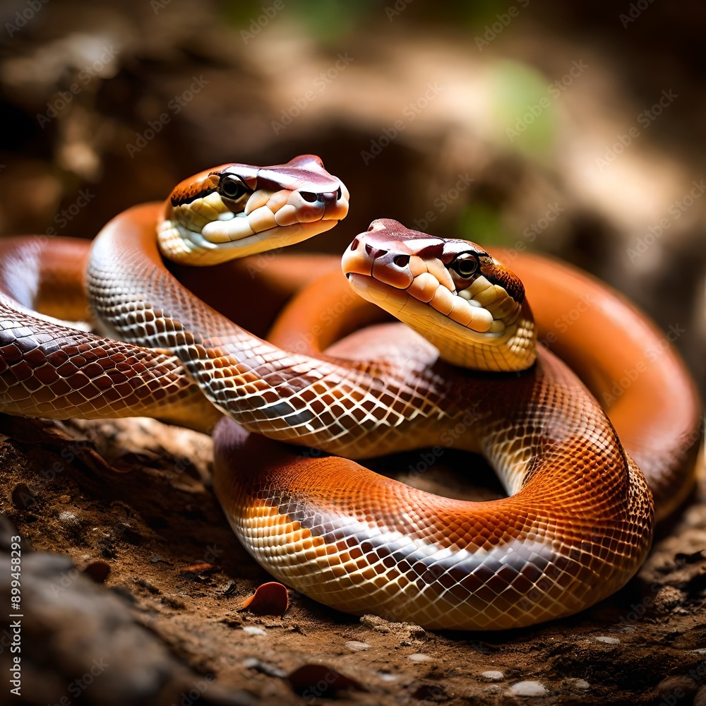 Fototapeta premium close up of a snake