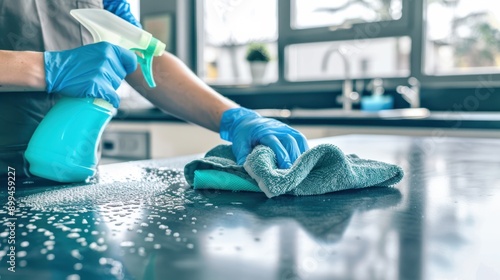 The kitchen cleaning process