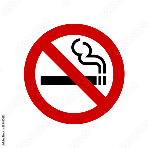 No smoking sign, Forbidden sign, no smoking area