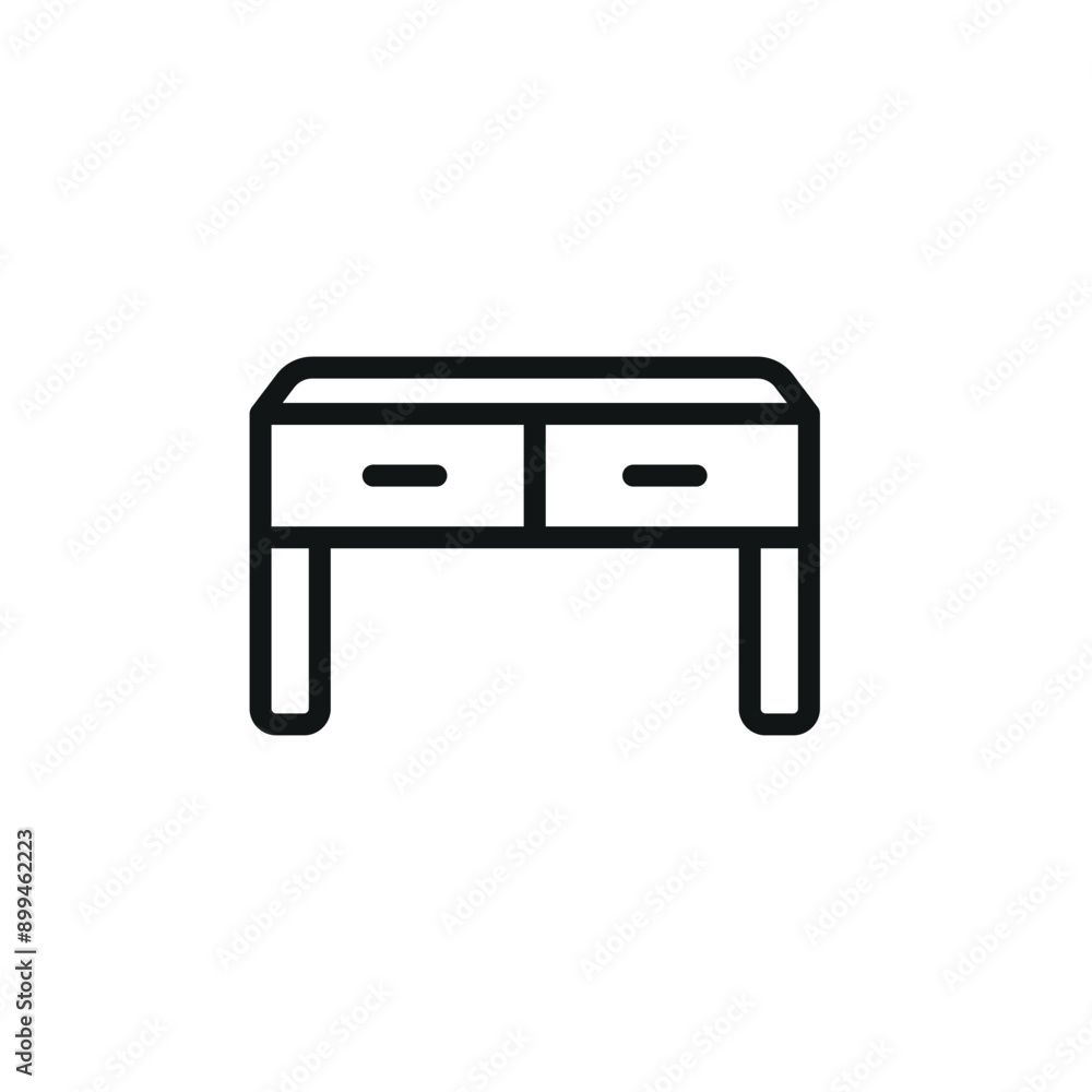 Desk icon vector design templates simple and modern Desk icon vector design templates simple and modern