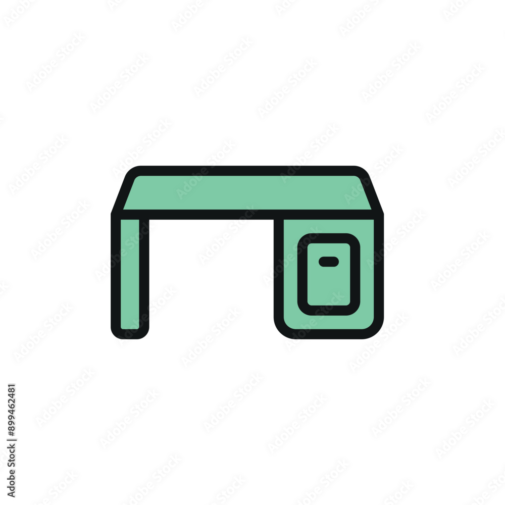 Desk icon vector design templates simple and modern Desk icon vector design templates simple and modern