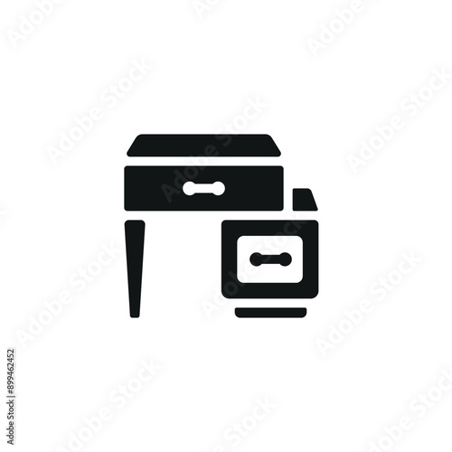 Desk icon vector design templates simple and modern