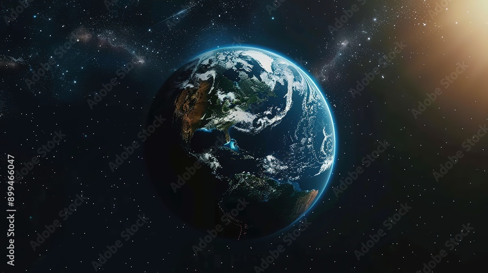 Fototapeta premium Vision of a Better World: Hopeful and Uplifting Landscape