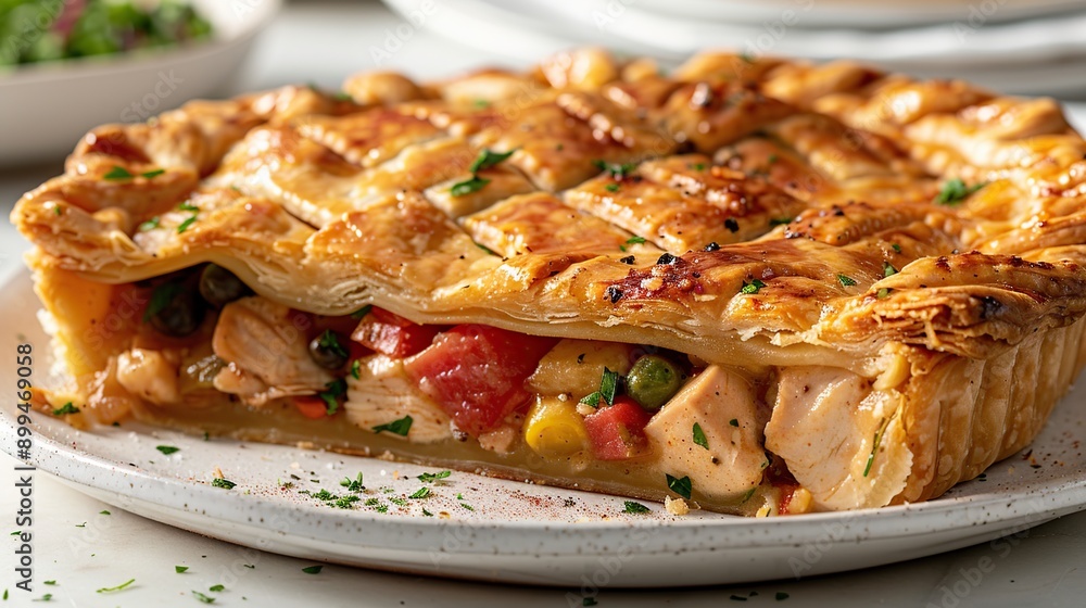 Delicious Golden Brown Chicken Pot Pie Delicious Golden Brown Chicken Pot Pie