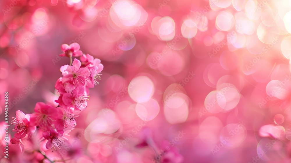 Fototapeta premium Blurry Pink Backgrounds