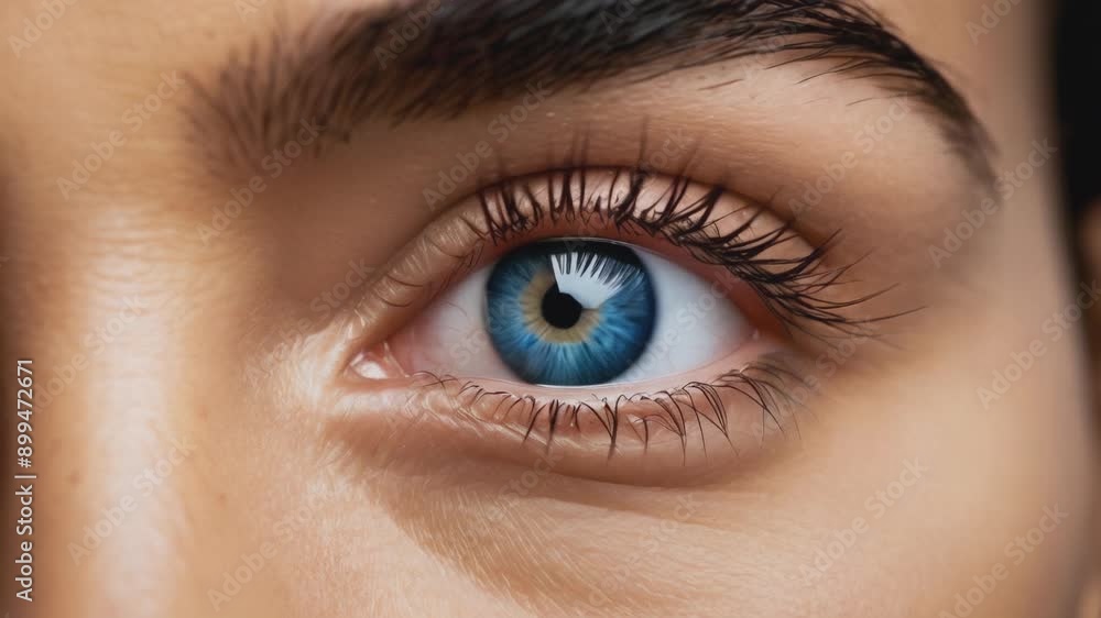 Extreme close up of a woman eye Extreme close up of a woman eye