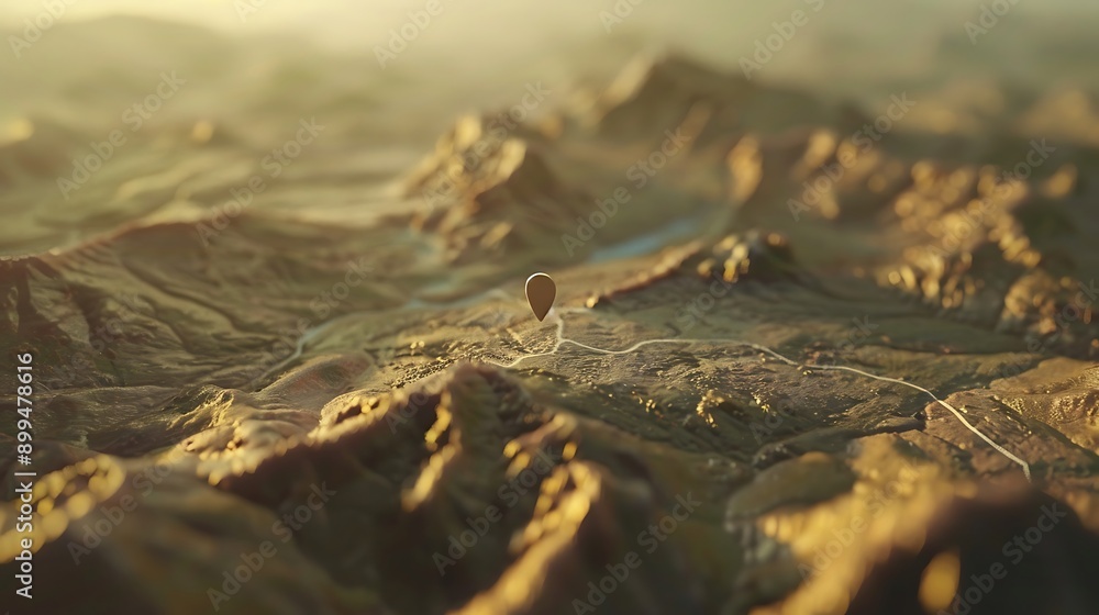 Close up of a mountainous landscape at sunrise, showing the terrain, peaks, and valleys bathed in golden light. Close up of a mountainous landscape at sunrise, showing the terrain, peaks, and valleys bathed in golden light.