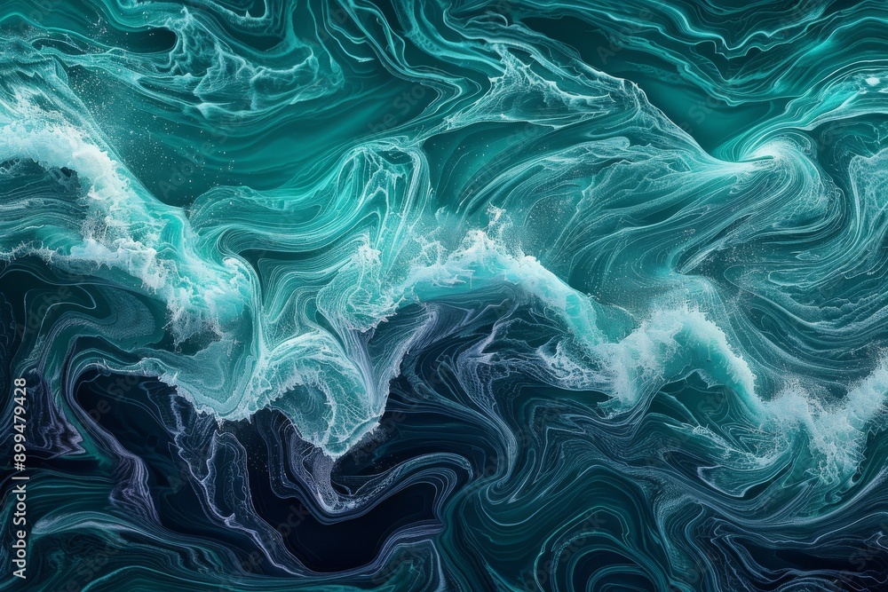 Obraz premium Vivid splashes of vibrant colors swirling together in a high-definition abstract pattern.. Beautiful simple AI generated image in 4K, unique.