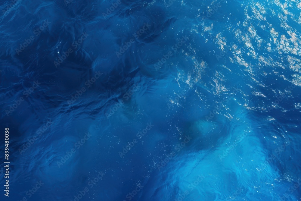 Blue sea surface from above Blue sea surface from above