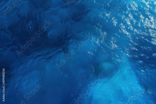 Fototapeta Naklejka Na Ścianę i Meble -  Blue sea surface from above