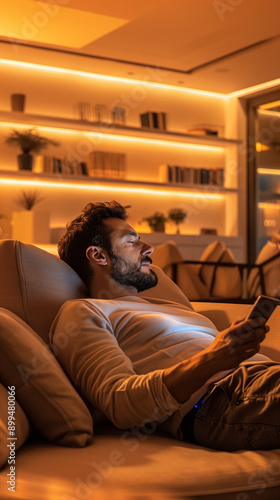 person watching tv