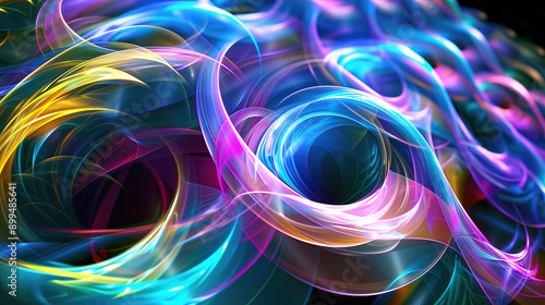 Abstract background multico...
