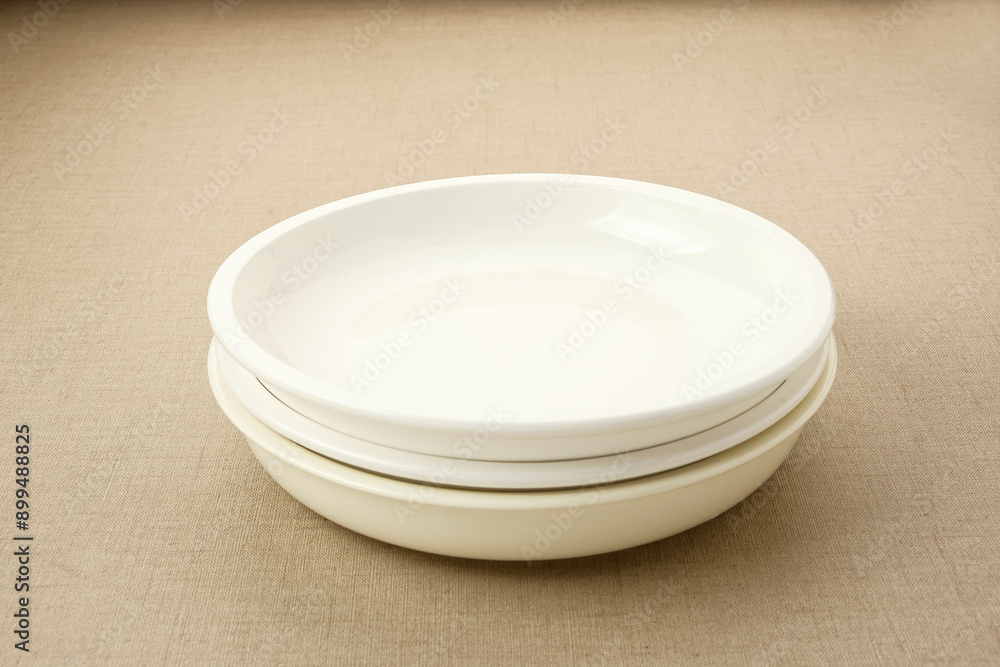White empty plate, copy space
White empty plate, copy space