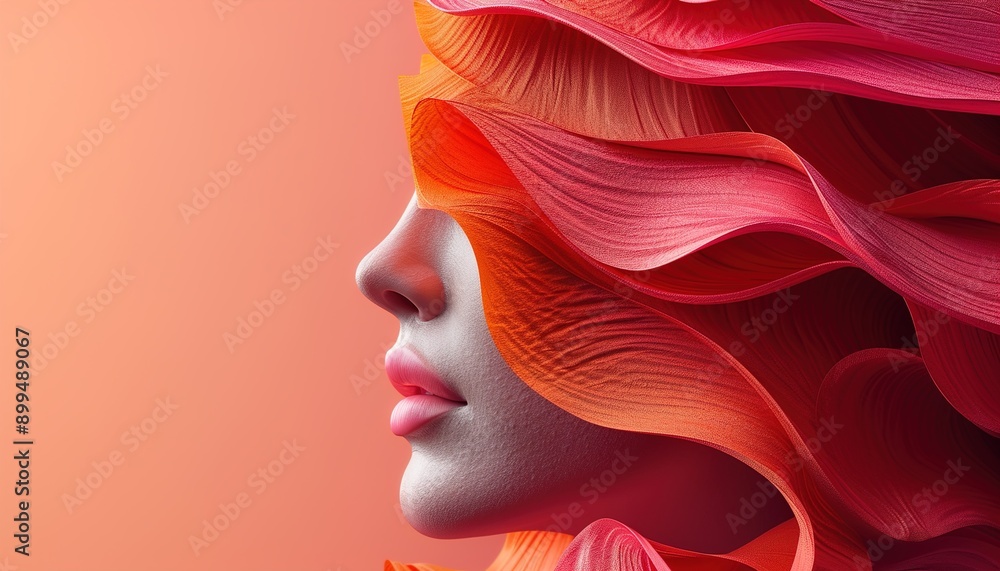 Abstract colorful shape