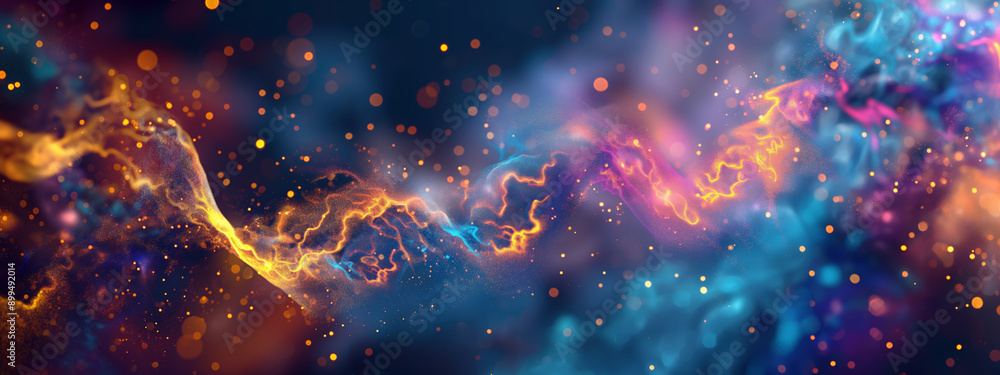 Stunning Ultra View: Waves & Particles Dance on Gradient Background with Colorful Particles, Creating Mesmerizing HD Wallpaper Capturing Harmony & Beauty of Waves & Particles Blend Stunning Ultra View: Waves & Particles Dance on Gradient Background with Colorful Particles, Creating Mesmerizing HD Wallpaper Capturing Harmony & Beauty of Waves & Particles Blend