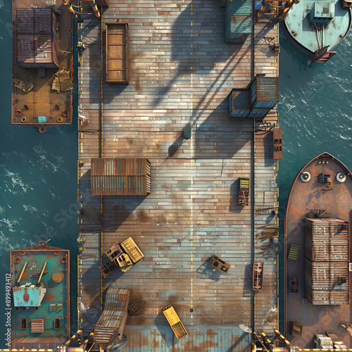 Modern Battle Map  for RPG ,Map for Dungeons and Dragons,DnD map, Tabletop Role-Playing Games, Adventure Game Background, Top-Down View