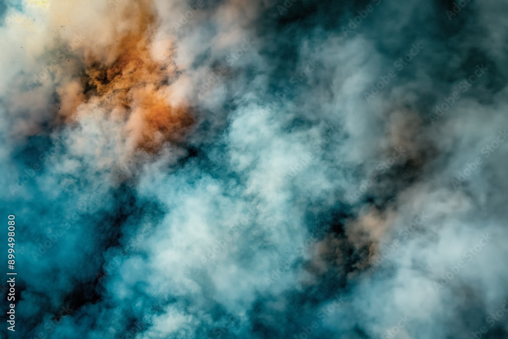 An aerial view of a wildfire spreading across a forested area, with multiple active fire lines and patchy areas engulfed in flames, illustrating the vastness and complexity An aerial view of a wildfire spreading across a forested area, with multiple active fire lines and patchy areas engulfed in flames, illustrating the vastness and complexity
