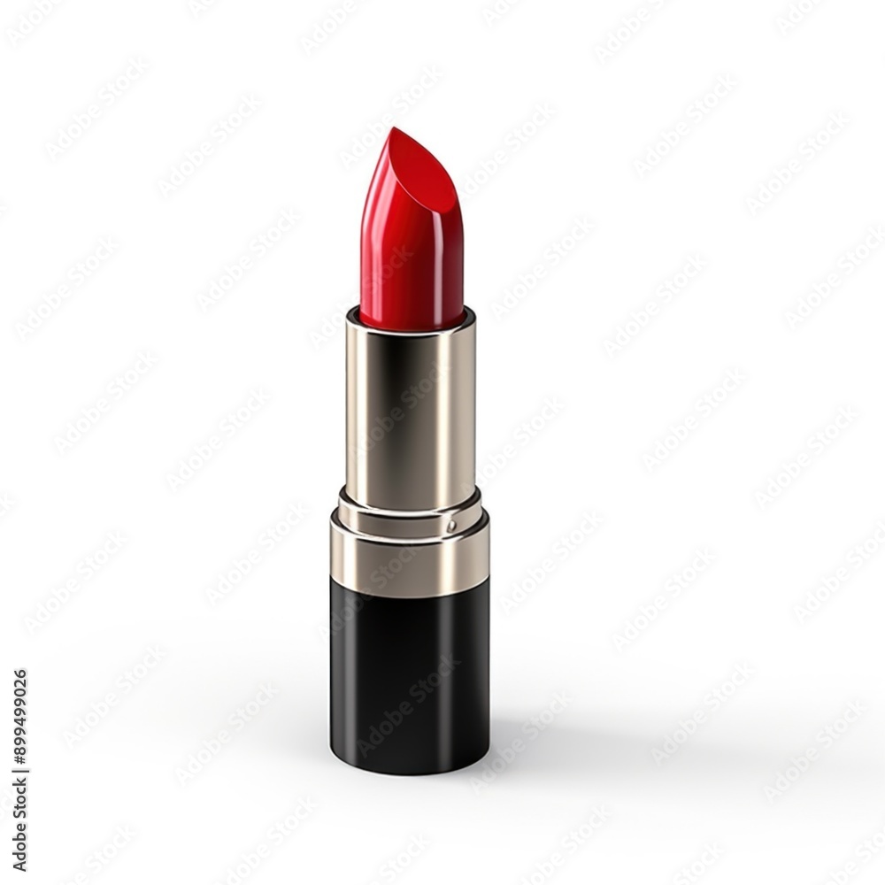 Red color lipstick isolated on white background Red color lipstick isolated on white background