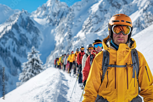 Wallpaper Mural An educational program or workshop teaching skiers and mountaineers about avalanche safety, including how to use safety equipment, read weather conditions, and make informed decisions Torontodigital.ca