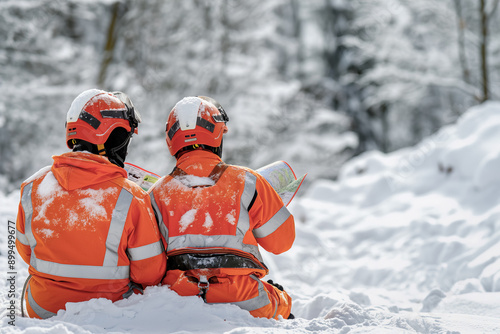 Mountain rescue teams and e...