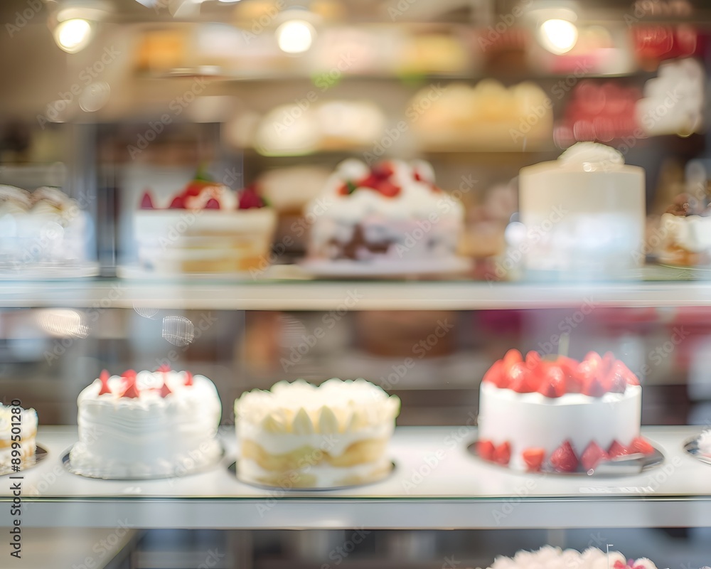 blurred cake shop background blurred cake shop background