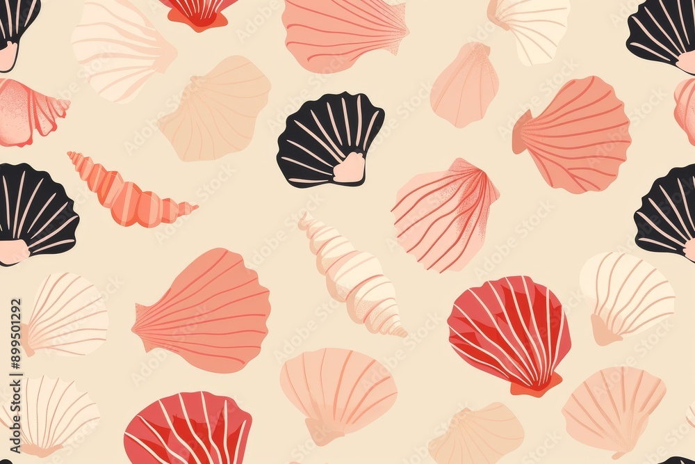 Marine Chic Shells, Dual-Tone Scallop Shells – Simple and Elegant. Beautiful simple AI generated image in 4K, unique. Marine Chic Shells, Dual-Tone Scallop Shells – Simple and Elegant. Beautiful simple AI generated image in 4K, unique.