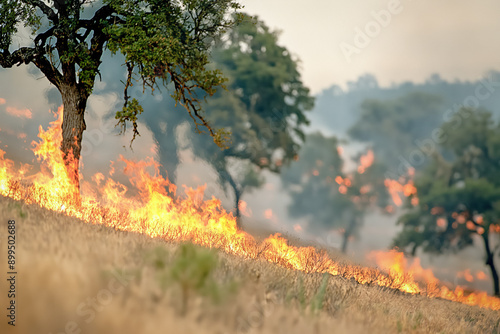 Wildfires sparked by extrem...