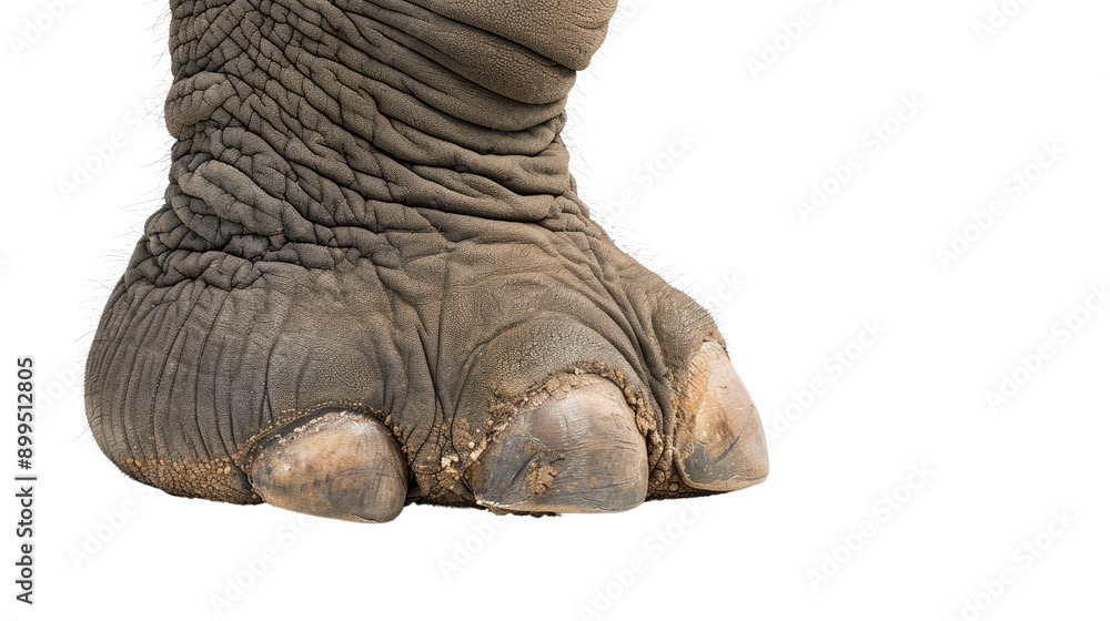Obraz premium Elephant's foot transparent background