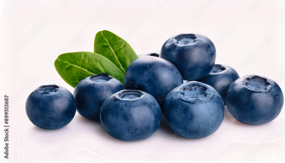 Tasty ripe Blueberry isolated on white background Tasty ripe Blueberry isolated on white background