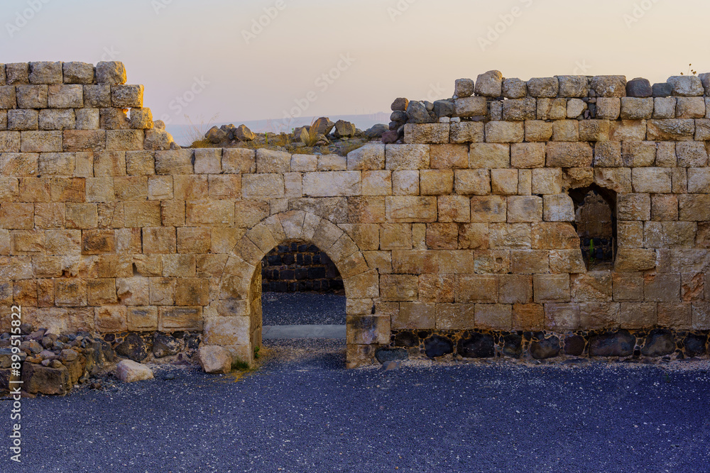 View of the crusader Belvoir Fortress