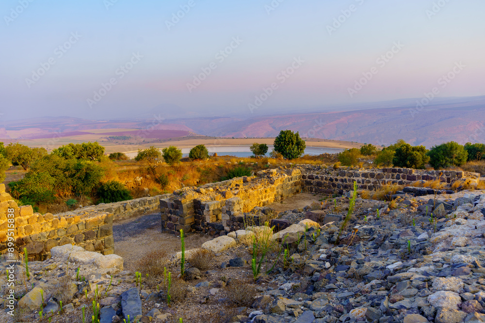 View of the crusader Belvoir Fortress