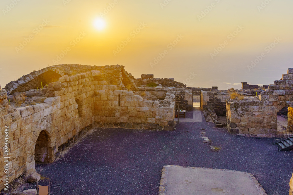 View of the crusader Belvoir Fortress