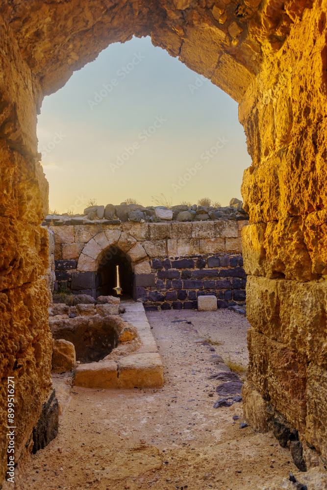 View of the crusader Belvoir Fortress