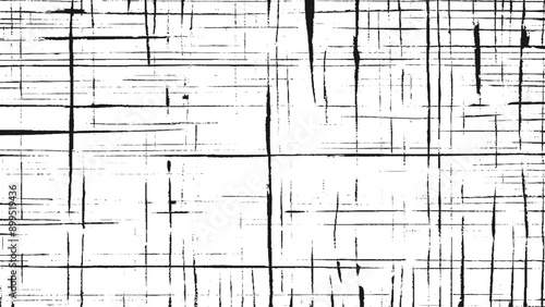 Slim lines texture. Random intersecting lines abstract pattern. Abstract textured effect. Black isolated on white background. Vector illustration.