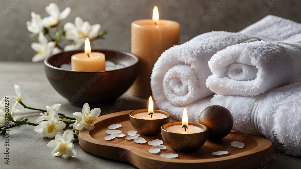 Background towel bathroom white luxury concept
Background towel bathroom white luxury concept