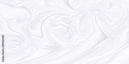 Abstract liquid fluid effect color pattern marble texture background vector. Illustration background gray & white marble pattern.