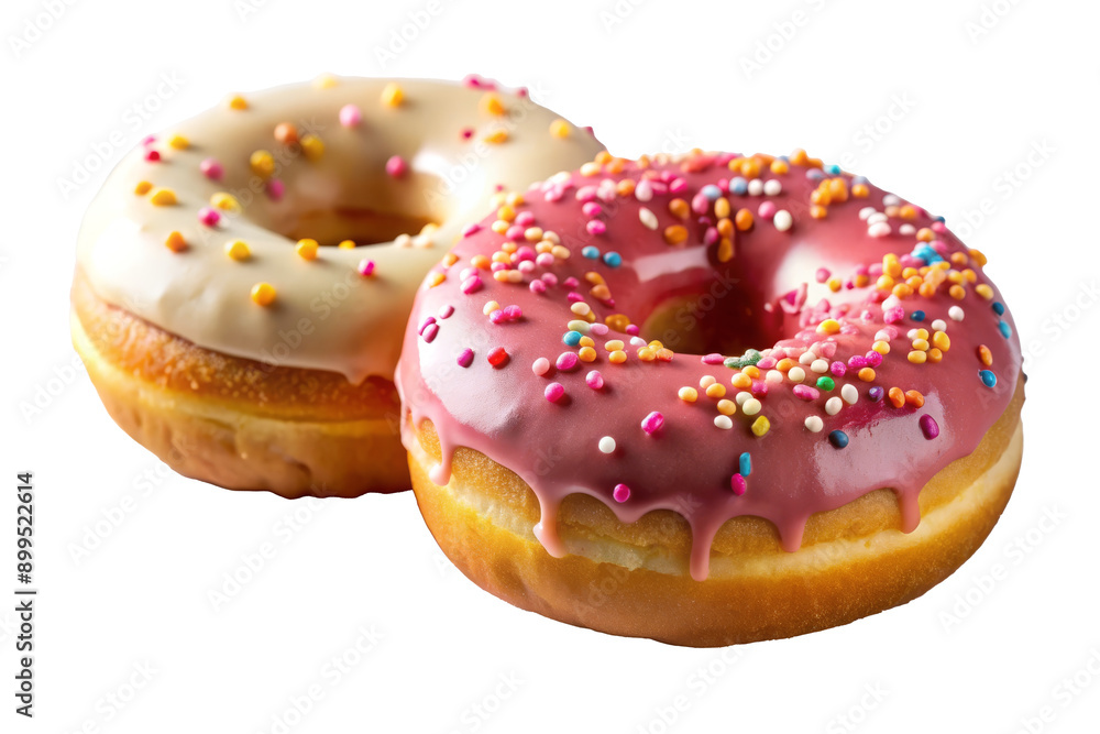 donut isolated on white donut isolated on white
