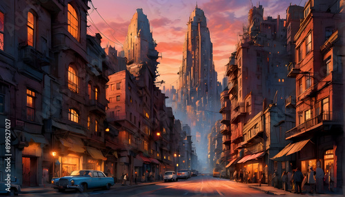 Fototapeta Naklejka Na Ścianę i Meble -  street, city, architecture, italy, building, town