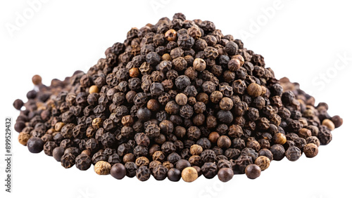 Healthy spice Black pepper on transparent background