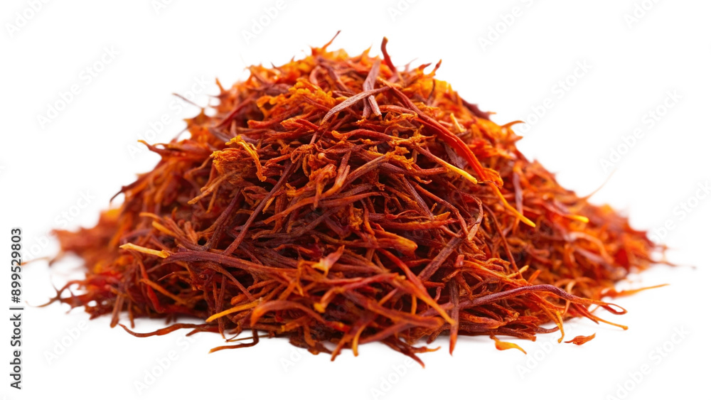 Fototapeta premium Healthy spice Saffron on transparent background